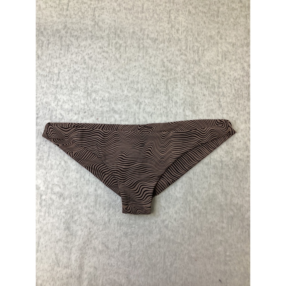 Prana Lahari Tanga Bikini Bottom Black Wavee XL Wavy Print New‎ 2080961